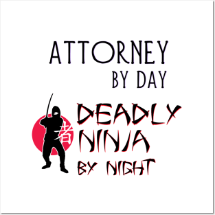 Attorney by Day - Deadly Ninja by Night Posters and Art